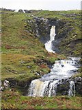 NG4358 : Falls on the Lon Coire Chaiplin by John Allan