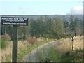 Public Footpath sign, Baudygaun.