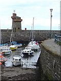SS7249 : Lynmouth Harbour and Rhenish Tower by Maurice Clements