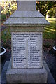 War Memorial, West Face