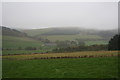 Shower approaching the Mains of Aswanley.