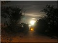 Moonrise over Heol Ddu