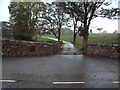 NZ0018 : The entrance and road to Pinners Cottage by Alexander P Kapp