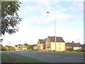 The fast A4086 and Dolafon Housing Estate