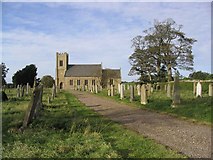 NT7938 : Parish Church of St Cuthbert, Carham. by Walter Baxter