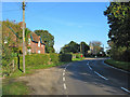 The road from Cranborne to Alderholt Dorset