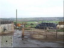SK4470 : View of M1 and Bolsover from Longcourse Farm by Andrew Jervis