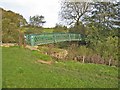 NZ2344 : Footbridge over the River Browney by Oliver Dixon