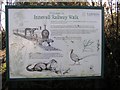 Innevall Railway Walk plaque