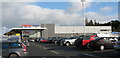 Side view of Tesco extra from the car park