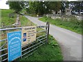 Lane to Gweryd Fishing Lakes