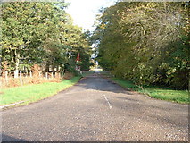 TL8689 : Entrance to Stanford Training Area by Keith Evans