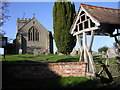 Bayton Church and lychgate