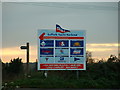 Entrance Sign for Suffolk Yacht Harbour