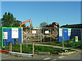 Oldchurch Hospital - demolition begins