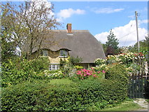 ST9773 : Classic thatched cottage by Helen Hanley