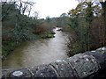 River Teviot from the weak bridge at the war memorial