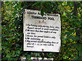 Trawgoed Pool - These are the rules!