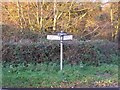 Crossroads near Stoke Priory