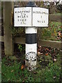 Milepost Stanthorne Near Winsford