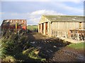 NT6138 : Farm buildings at Yarlside by Walter Baxter