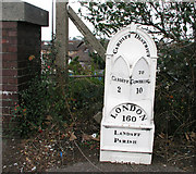 ST1476 : Mile Marker on Cowbridge Road West by Tony Hodge
