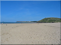 SW9276 : Beach north of Rock Cornwall by Clive Perrin