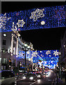 TQ2981 : Regent Street Christmas Lights 2006 by Martin Addison