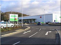 NT4936 : The new ASDA superstore in Galashiels by Walter Baxter