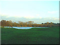 Flooded field Stutton.