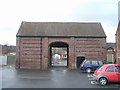 Old barn in pub car park