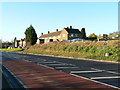 Milestone on A4 at Froxfield, Wiltshire