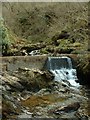 Small weir on stream