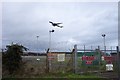 Airliner over Brize Norton