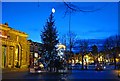 Salisbury Market Square lit for Xmas