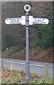 Malvern U.D.C. Road Sign, Wells & Wyche Road Junction