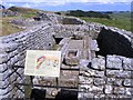 NY7968 : Housesteads fort: the latrines by Francoise Poncelet