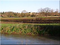 TL9733 : River Stour, Nayland, Suffolk/Essex border by John Lemay