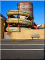 TQ2804 : Pipes, King Alfred Leisure Centre by Simon Carey