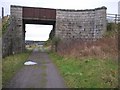 Bridge over dismantled railway line