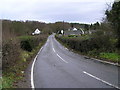 Brocton Gate Farm and road to Bednall Belt Plantation