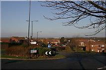 NZ2168 : Ponteland Road from junction with Brunton Lane, Kingston Park by Phil Thirkell