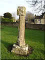 Cross in Tresham churchyard