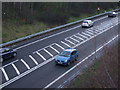 Traffic on the A57.