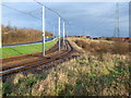 Tramlines,road and pylons