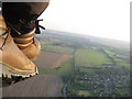 Aerial view from Paramotor of East Hanney