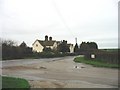 View of houses on Thorne Hill from Thorne Farm entrance.