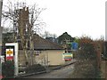 The rear of the Bell pub, destroyed by fire