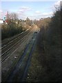 Danesmoor - Pit Lane Bridge Northbound View