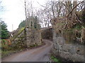 Abutments of old rail bridge